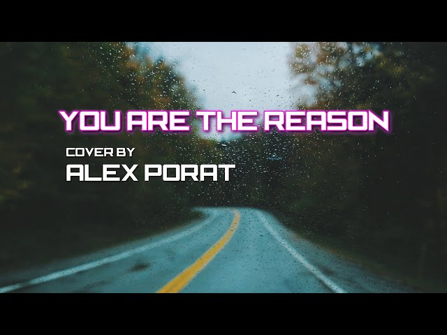 You Are The Reason - Calum Scott (Lyrics) | Cover by Alex Porat class=