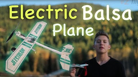 Balsa Plane - Electric RC Conversion