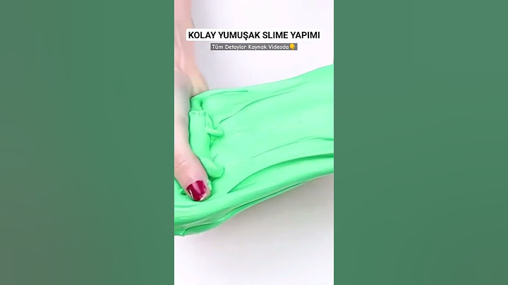 En Kolay Yumuşak Slime Nasıl Yapılır ❓👍 #nasılmı #kendinyap #slime
