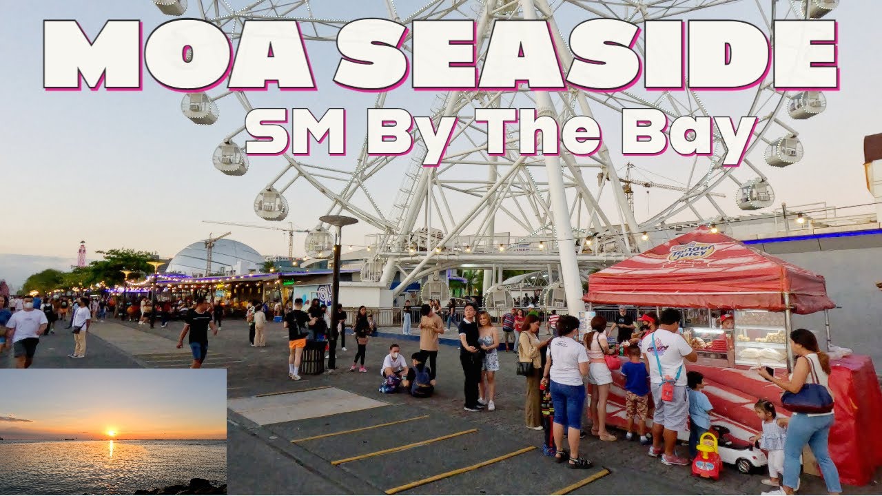 Here at SM BY THE BAY to see the MANILA SUNSET and to take a walk on the MALL OF ASIA BAYWALK