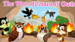 The War of Crows & Owls|English stories|Bedtime stories|Moral stories|Learning videos for kids