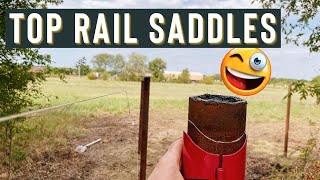 HOW TO LINE UP SADDLES FOR Top Rail Pipe Fence