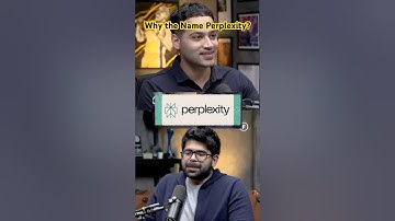 Why the Name ‘Perplexity’? | Aravind Srinivas on the Vision Behind the AI Brand #Ai #Viral #Shorts
