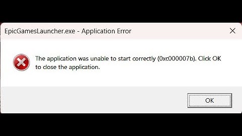 🇪 0xc000007b error Epic Games Launcher fix