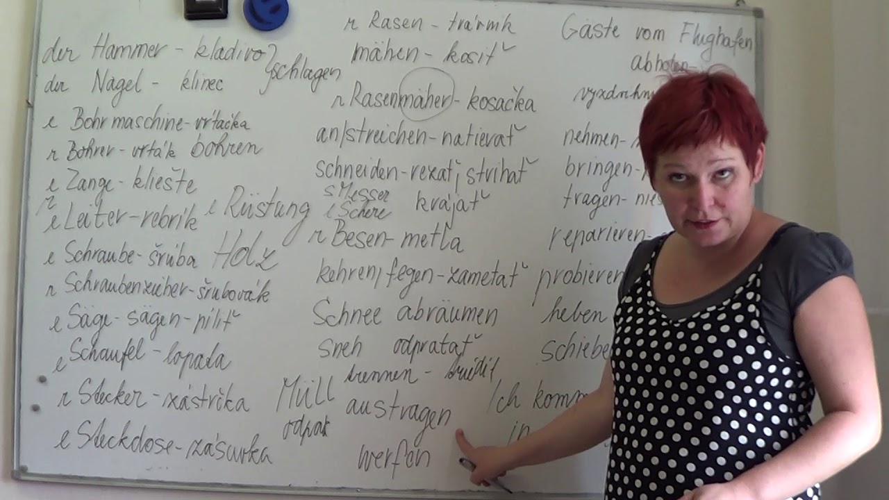 nemčina pre hausmeister ov