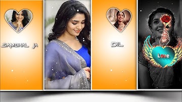 Lyrics Video Editing Dil SamBhal Ja Jara Fir 🔥Mohabat Kare Chla Alight Motion Editing Instagram