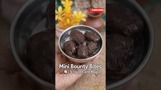 Mini Bounty Bites 🍫🥥 #niksminifoodkey #food #minifoodkey #tinyfood #short #viral #miniaturecooking