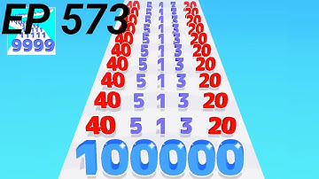 Number Run  new challenge(88 to 104) Gameplay 🎱💸 iOS Android walkthrough new update Max Level 573