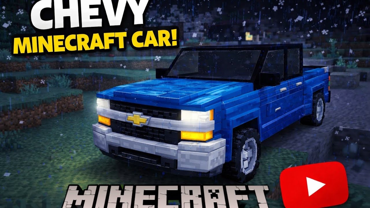 How To Build a REALISTIC Chevy Truck in Minecraft! 🚗🔥 | (Step-by-Step ...