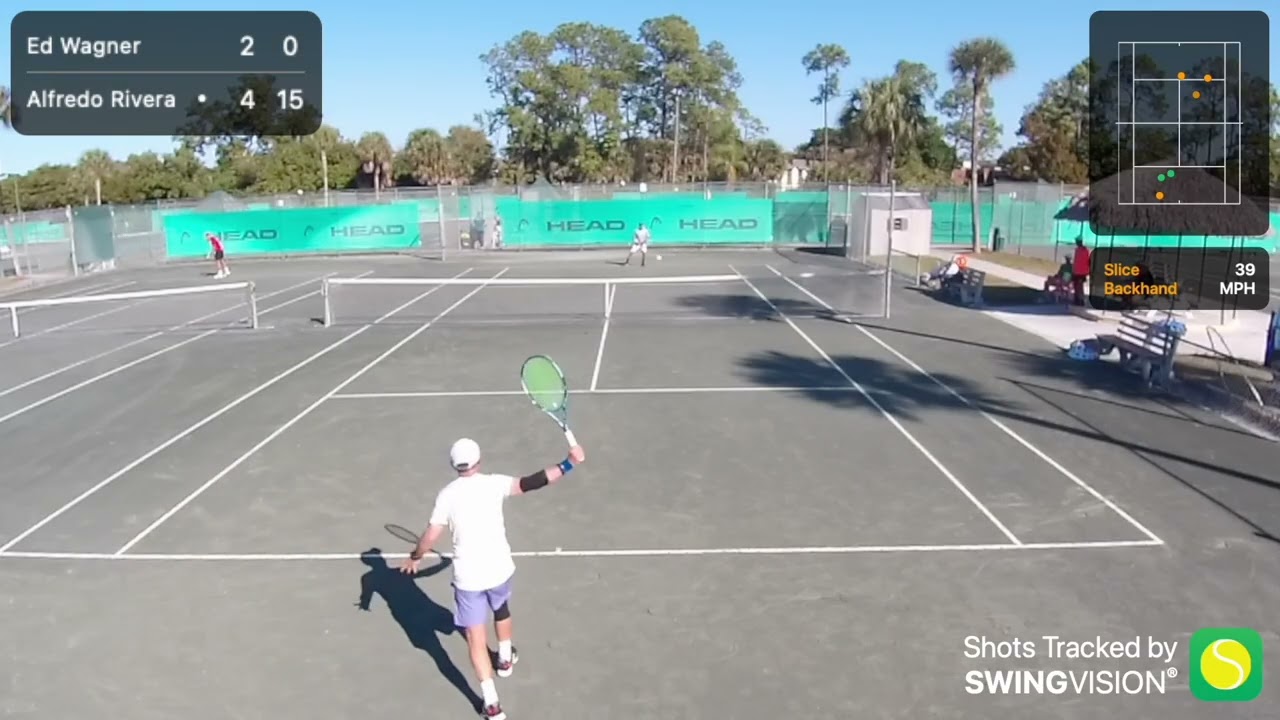 #1 and #3 Seeds Face Off in Men's 60 Singles Semi-final Match, Level 2, Naples, Florida