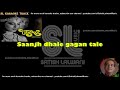 Saanjh dhale gagan tale | clean karaoke with scrolling lyrics Mp3 Song