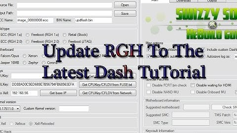 How To Update Your RGH To The Lastest Dashboard.