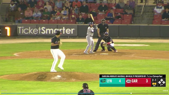 Lynchburg catcher Richard Paz w/ a 4-hit game 4/22...