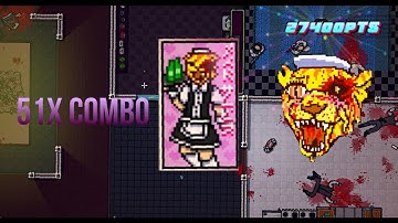 Tiger Maid Service // 51x combo // Hotline Miami 2