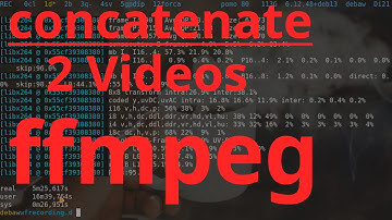 Concatenate 2 Videos with ffmpeg in Linux-Terminal