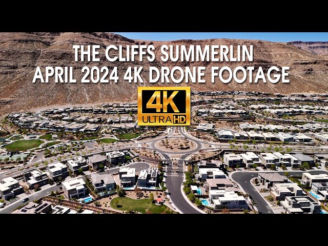 The Cliffs Summerlin April 2024 4K Drone Footage