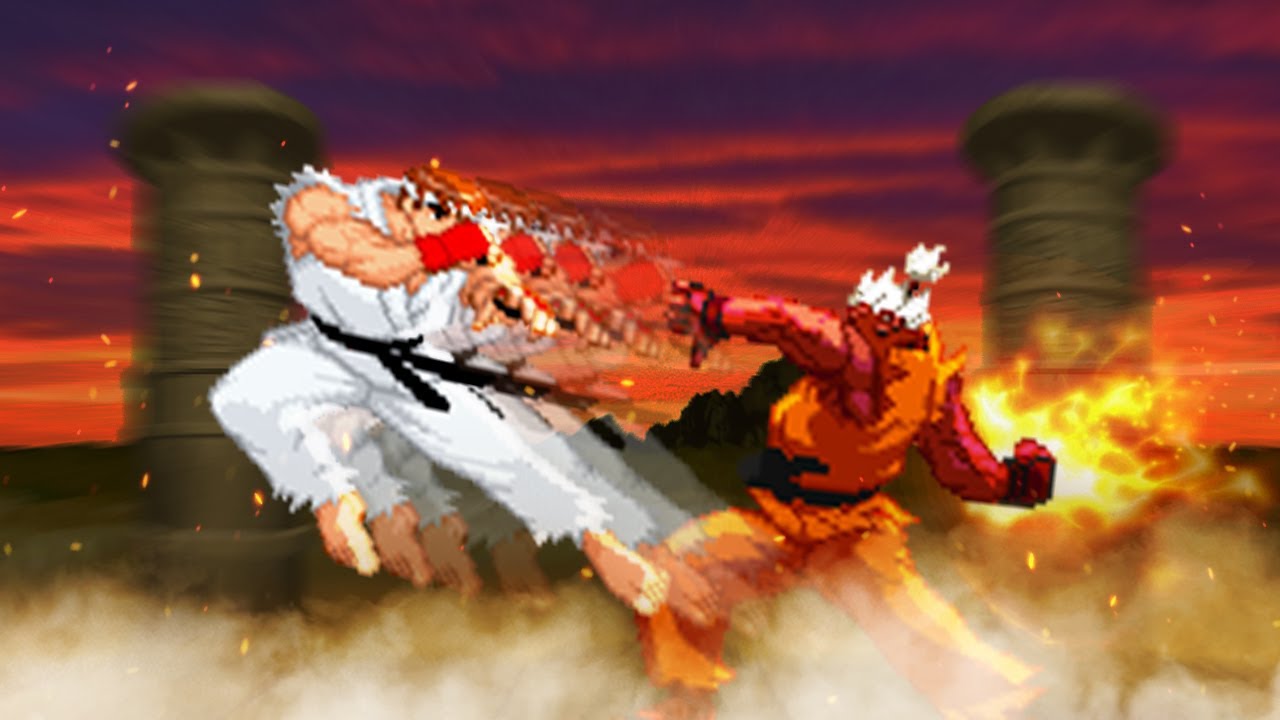 Zero Ryu vs Kaizou Shin Gouki Akuma