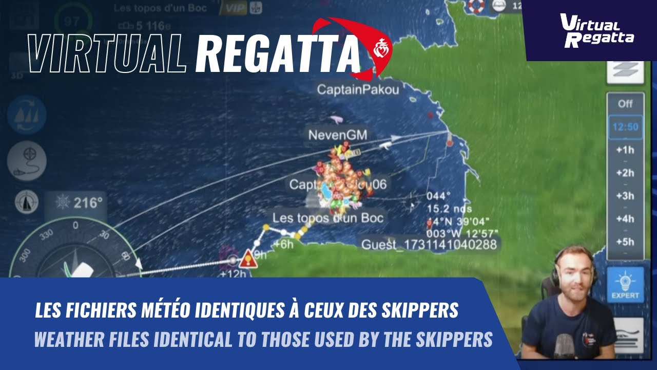 J+1 Des fichiers météo identiques en mer et à terre | Vendée Globe 2024