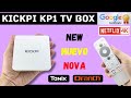 Kickpi kp1 tv box 32gb emmc certificada google e netflix 4k  review unbox e testes