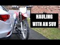 How I haul my dirt bike with my SUV [Read Description] | Getting Rained on | 2020 Honda CRF250F