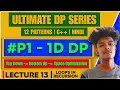 L13 - 1D DP | Dice Combinations | Intuition Building | CSES | Recursion | Memoization | Tabulation