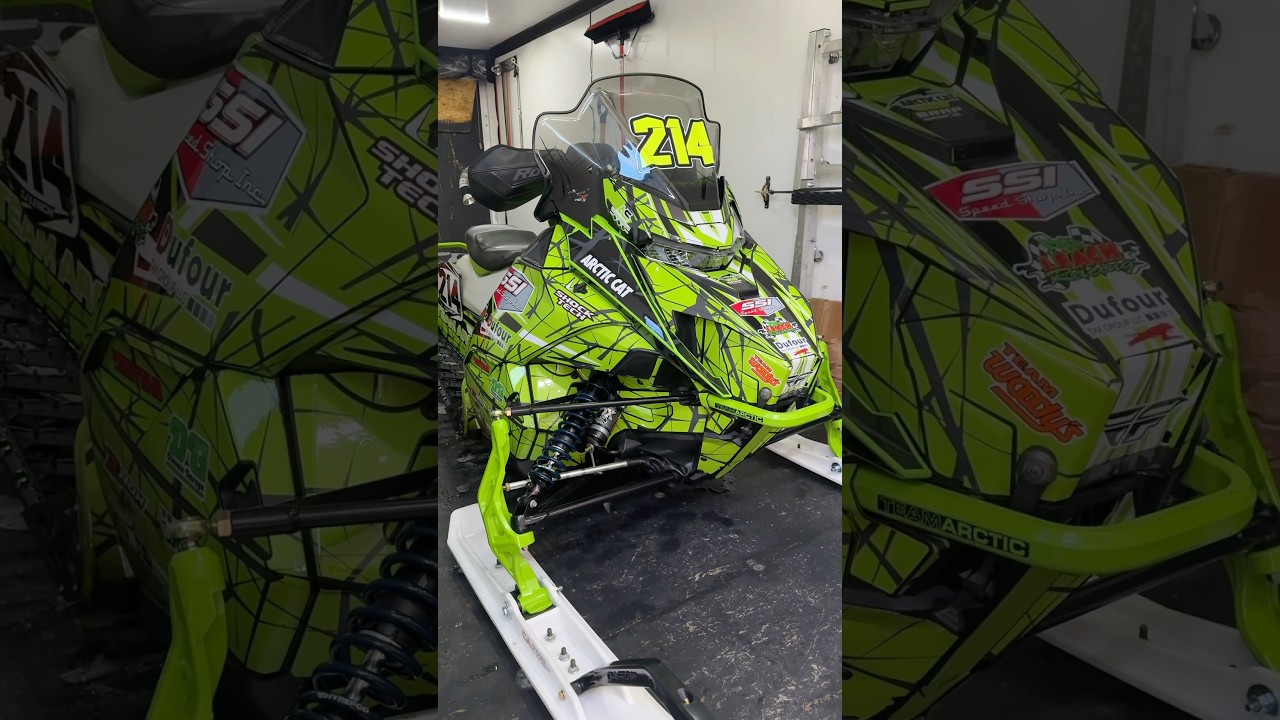 Brap Wrap with the killer wrap for my race sled 🤘