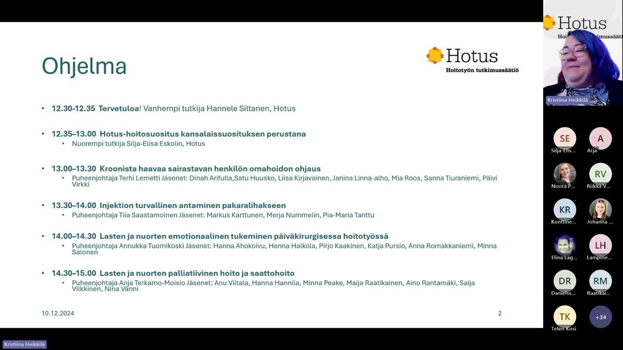 Julkaisutilaisuus syksy 2024: Tervetuloa ja alustus