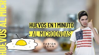 HUEVOS perfectos en 1 MINUTO al microondas // ¿Explotarán?