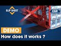 Slip-sheet ECOLOGISTIK® | Pallet Less Concept demonstration