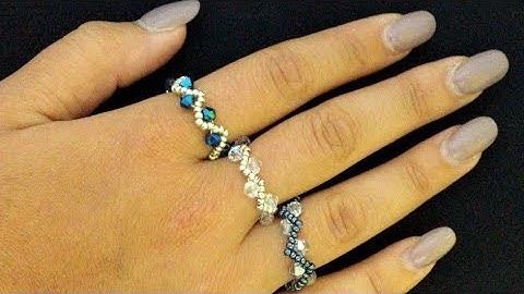 10 minutes beaded rings