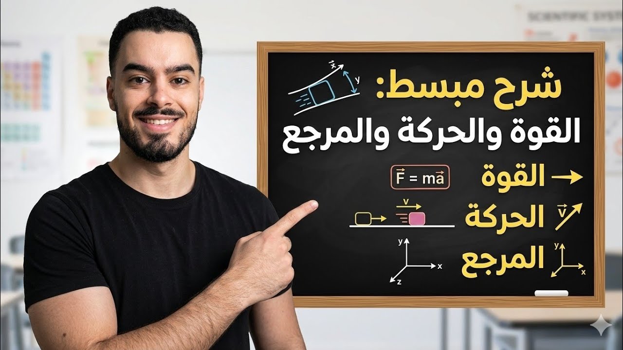 الحركة و القوة و المرجع | درس + شرح