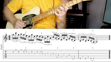 Hybrid Picking Lesson 1 - A Simple Pentatonic Lick - Andrea Balestra