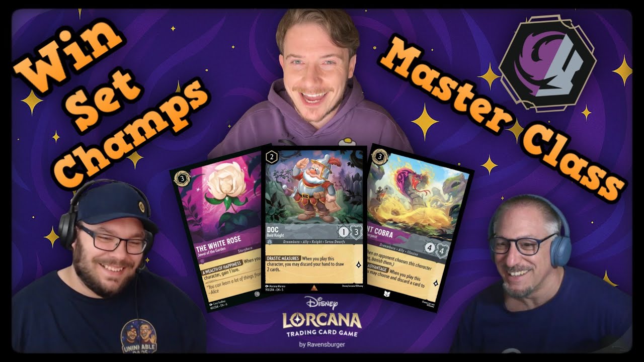 Purple Steel Masterclass with Elite Lorcana Player Zak Crawford ⚡DLC Bologna Winning Decks