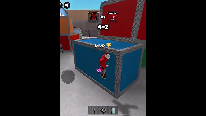 1v1 with my irl friend ( @Ykc1oryxxxx ) in mm2. || #mm2 #shorts #roblox