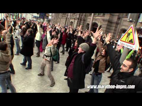 FLASH MOB EN GARE DE STRASBOURG