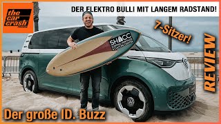 Der große VW ID. Buzz (2023) Weltpremiere des Elektro Bulli mit langem Radstand | BUS | 7-Sitzer LWB