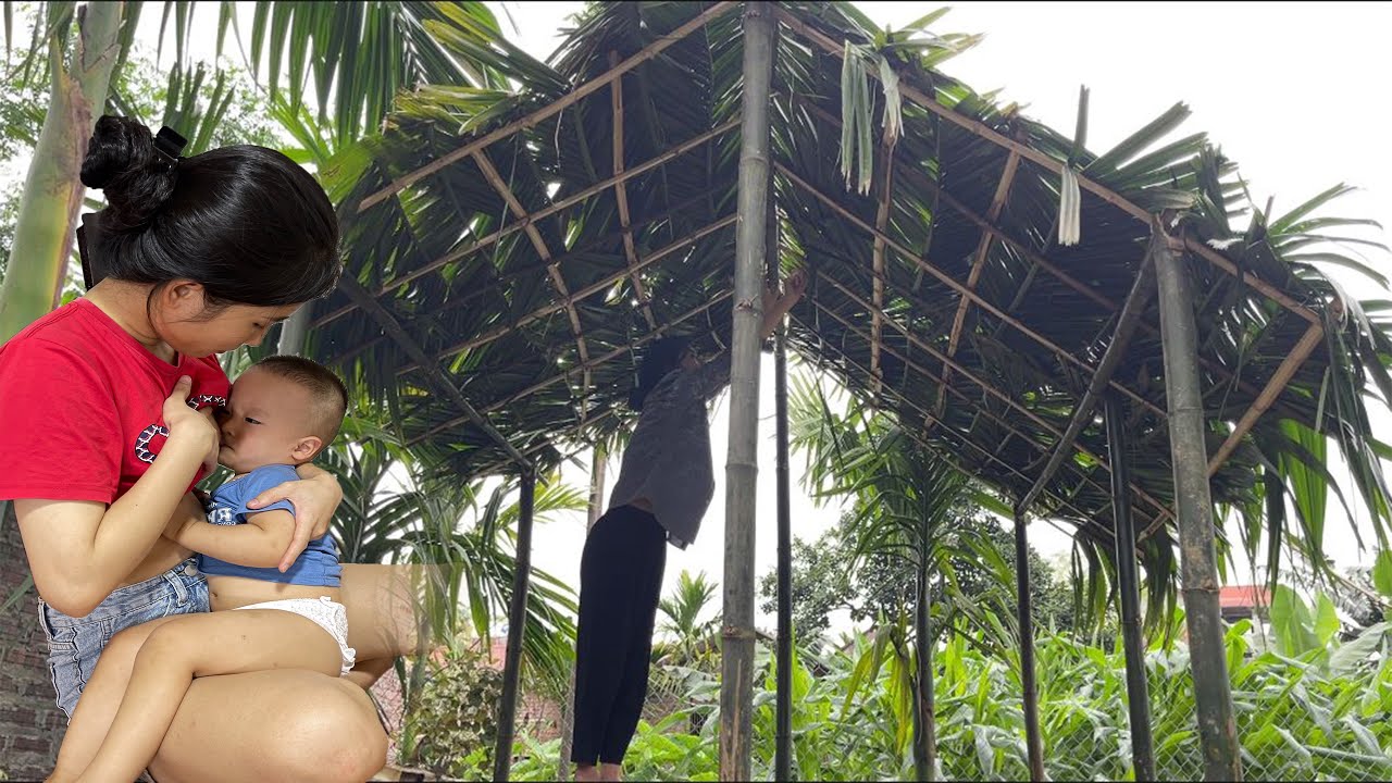 Life of a 17 Year Old Single Mother - 4 Days Building the first new ...