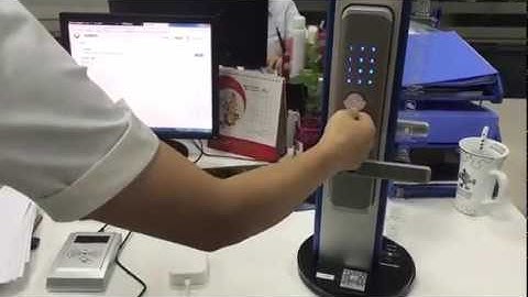 orbita P7020 smart lock card setting with encoder