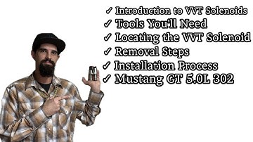 Quick and Easy How to Change a VVT Solenoid Tutorial!