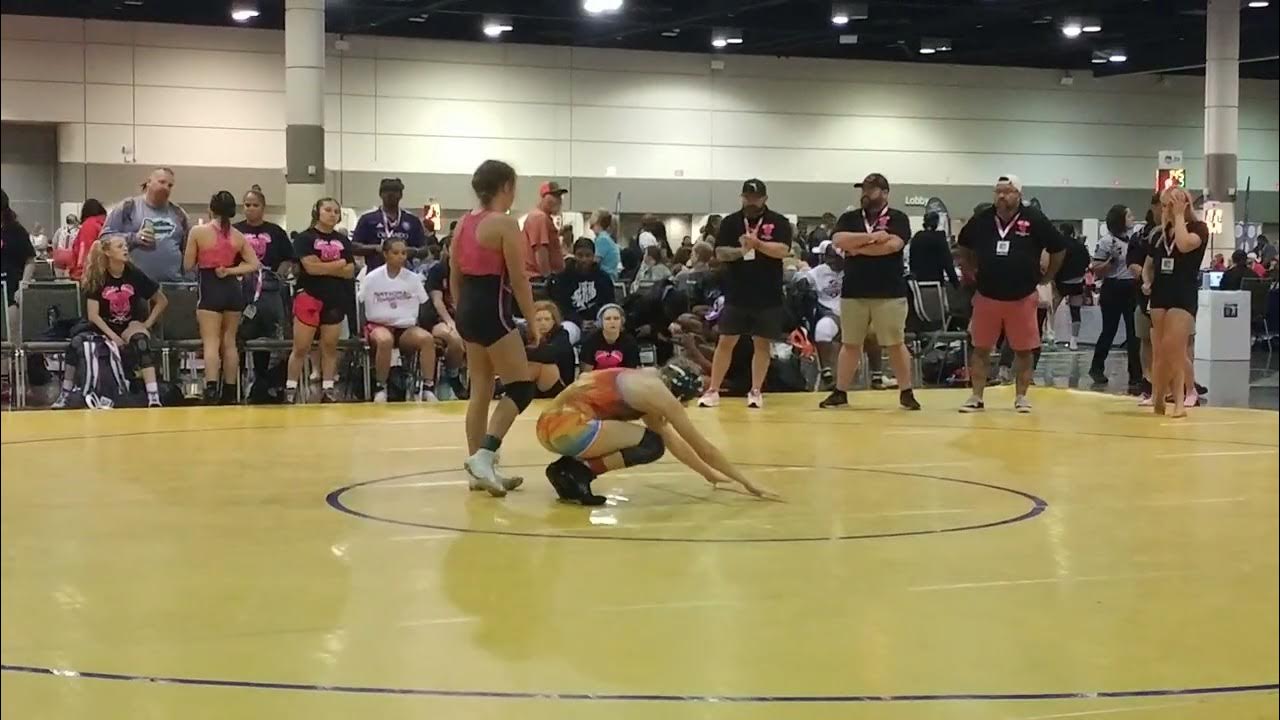 AAU Wrestling 2023 Scholastic Disney Duals / Day 2, Match 2 110 YouTube