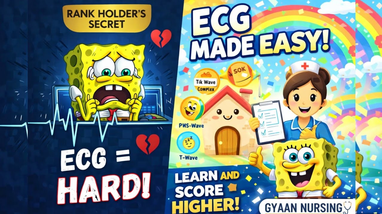 ECG Made Easy: The "Musical House" Story 🏠🎵 (Nursing Exam Hack)