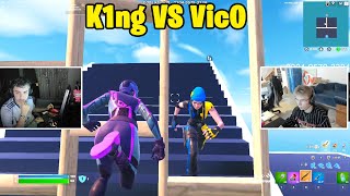 K1ng VS Vic0 1v1 Buildfights!