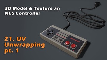 Tutorial: NES Controller - 21 (UV Unwrapping pt. 1)