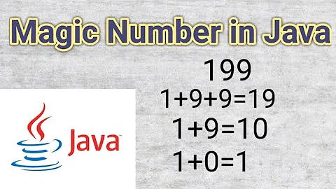 magic number program in Java