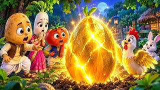 The Biggest Secret of the Golden Seed Revealed! 😱🌱 | The Magical Story of Potato, Radish, and Hen...