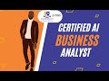 CERTIFIED AI AND BUSINESS ANALYST ADVANCED CHATGPT With TCBT