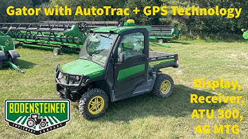 John Deere Gator with AutoTrac + GPS Technology