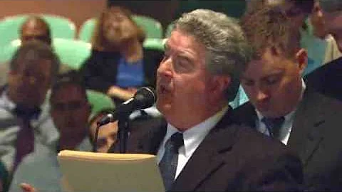 Sgt. Dennis Fishburn speaks in support of Wishard ...