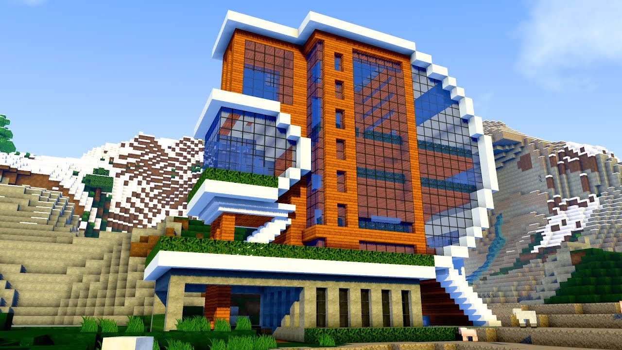 Minecraft: BEST MINECRAFT HOUSE IN THE WHOLE WORLD - FUTURISTIC MODERN