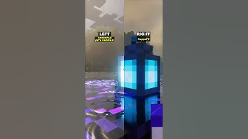 Minecraft Shaders: Shrimple or KappaPT? 💧 #shorts